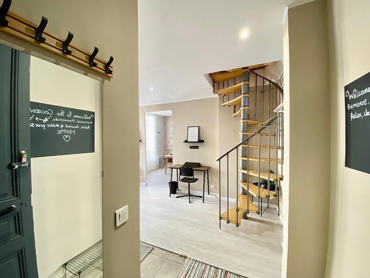 Lovely & Cozy Duplex Heart Of Nice With Bathtub! Exterior photo